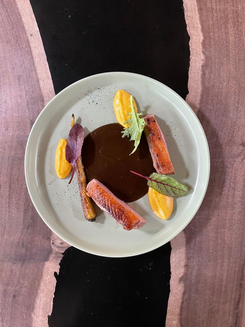 Magret De Pato - Duck Magret With Black Mole