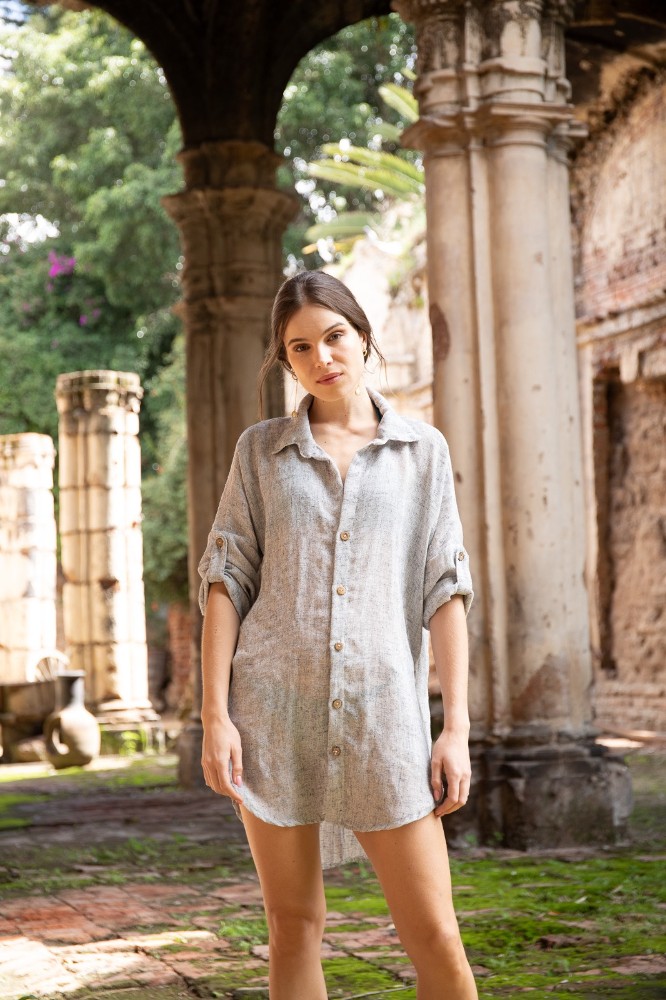 Camisa Cover Rustic Grey