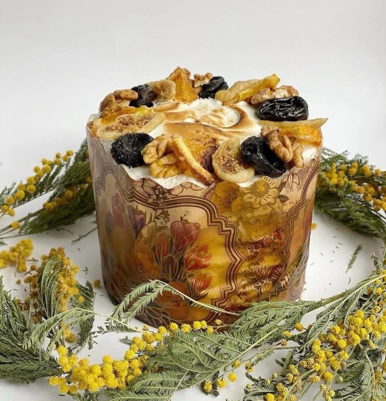 Паска Панеттоне 😍 ( здобна з родзинками та цукатами) 700г