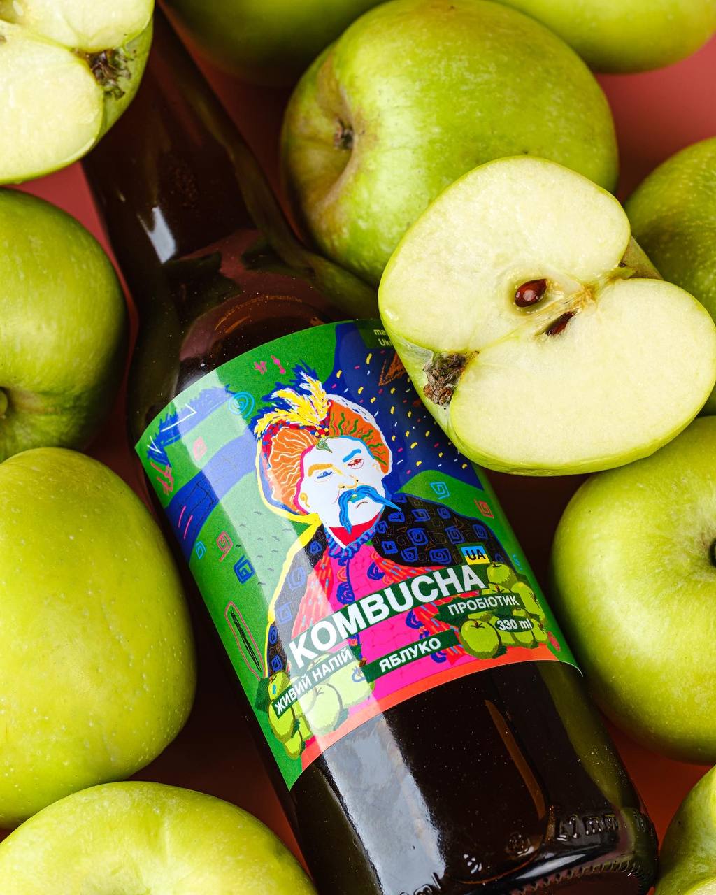 Kombucha Яблуко 🍏 5 шт