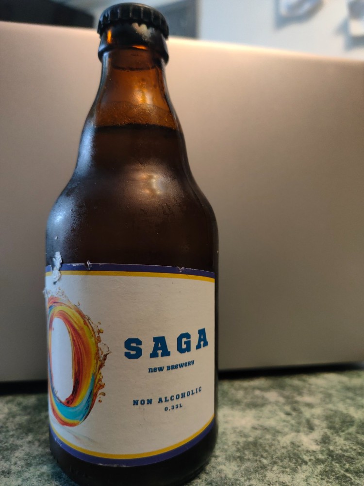 Пиво безалкогольне Saga 0,33л