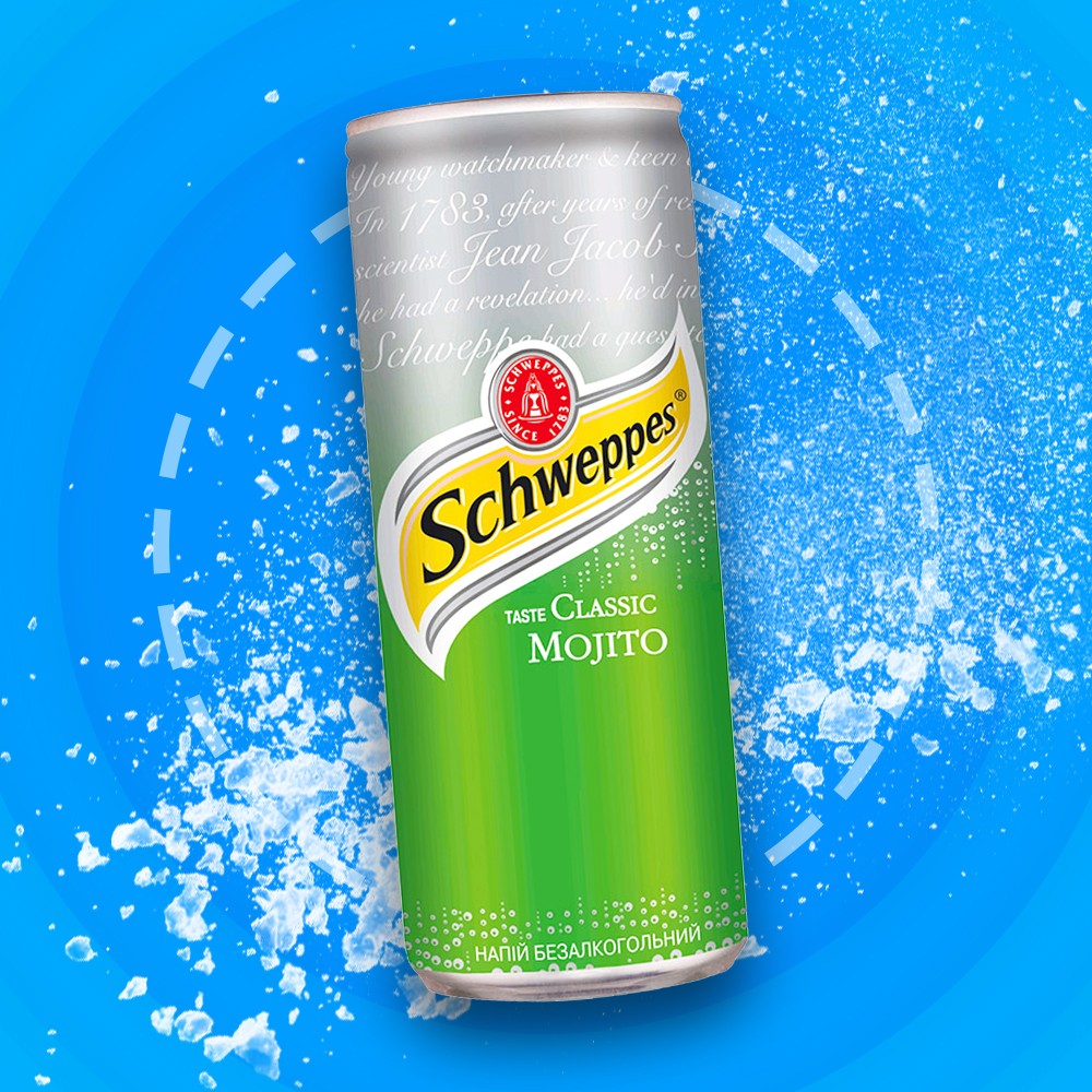 Schweppes 0.33 (смаки в асортименті)