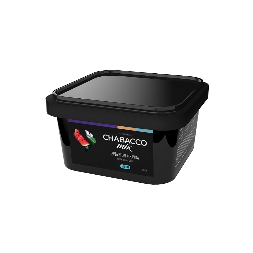 Бестабачная смесь Chabacco 200 гр Арбузная жвачка