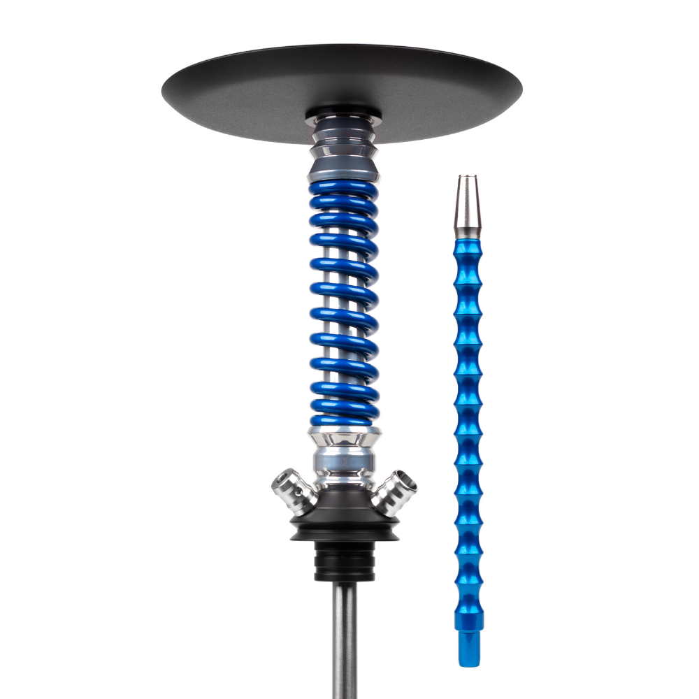 Кальян Mamay Customs Coilovers Mini Хром-голубой лак
