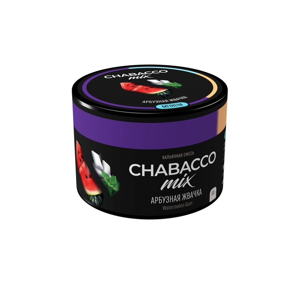 Бестабачная смесь Chabacco 50 гр Арбузная жвачка