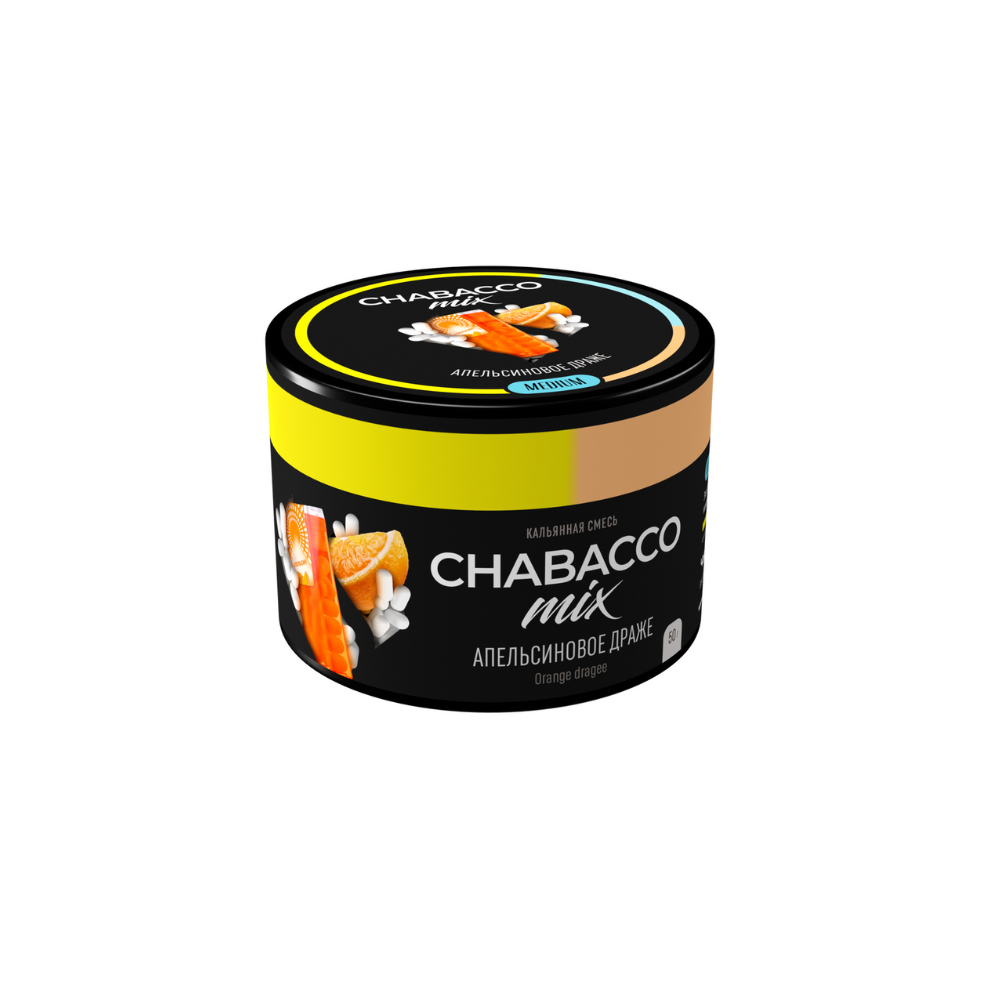 Бестабачная смесь Chabacco 50 гр Апельсиновое драже