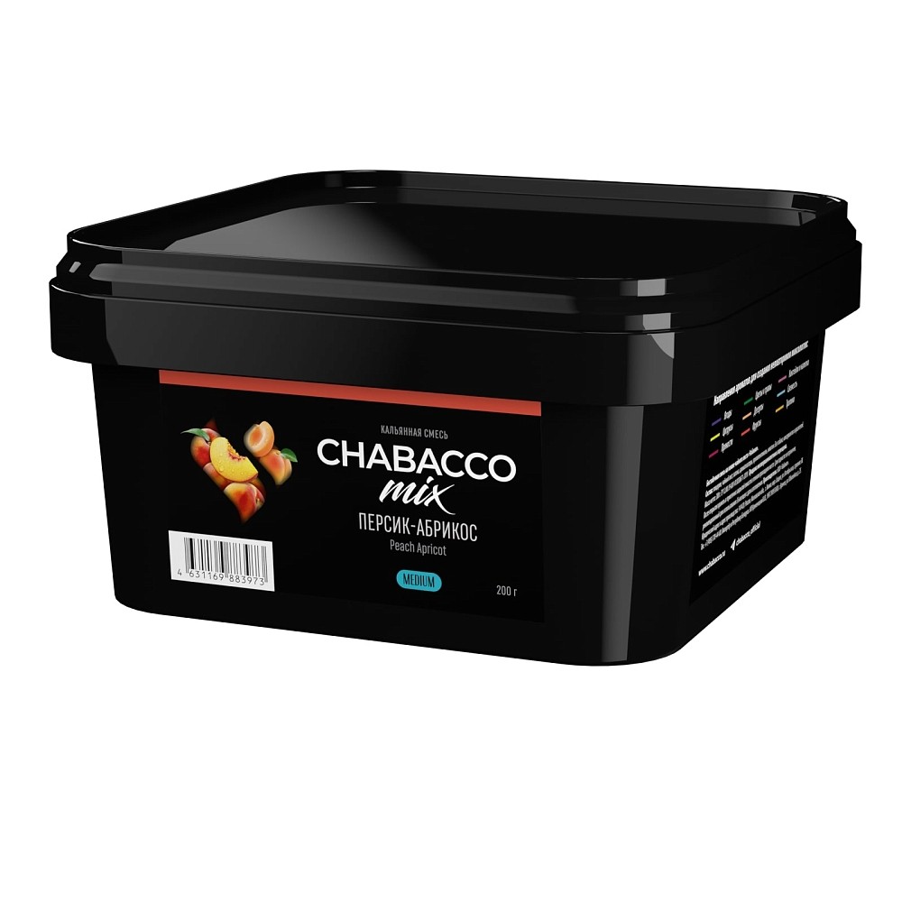 Бестабачная смесь Chabacco 200 гр Персик-абрикос