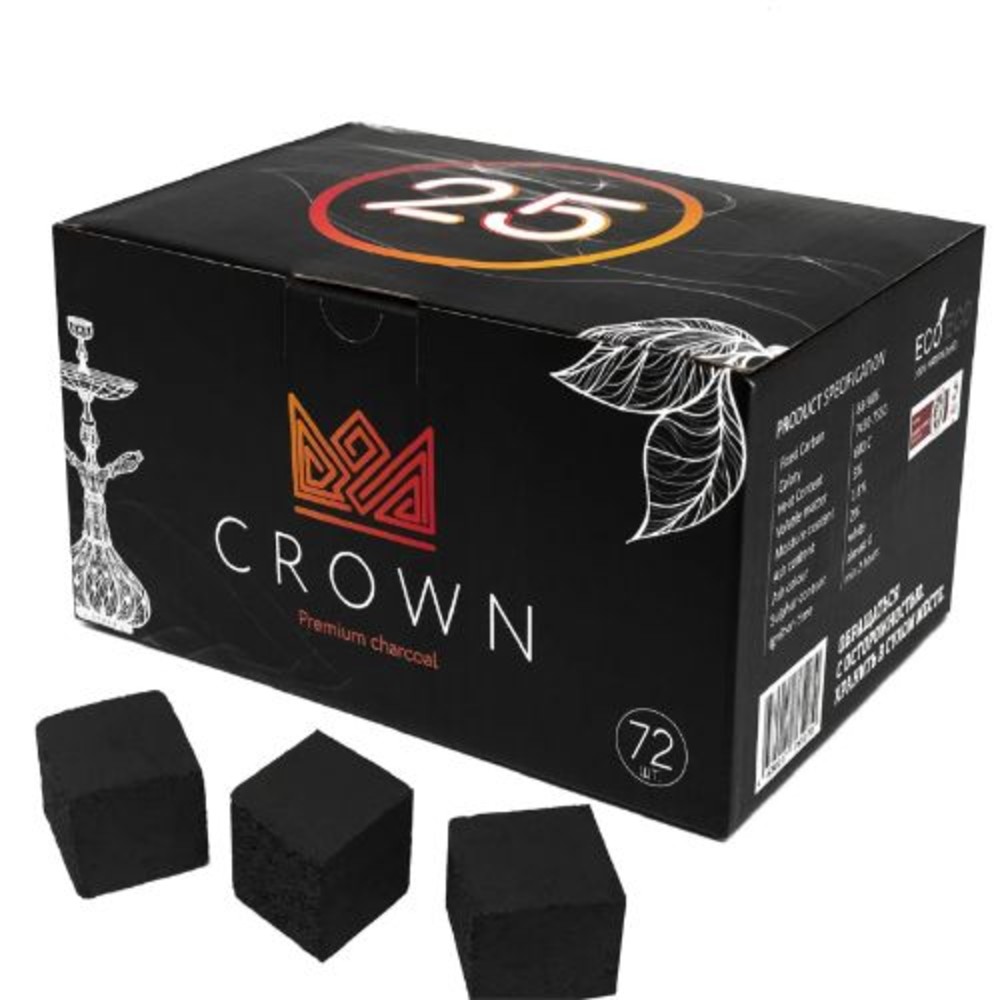 Уголь Crown 1кг (25мм)
