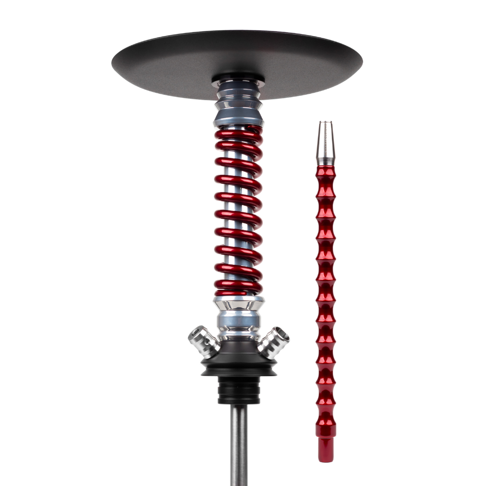 Кальян Mamay Customs Coilovers Mini Хром-красный лак