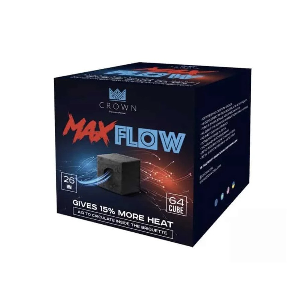 Уголь Crown Max Flow 1кг (26мм)