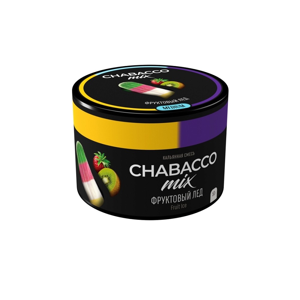 Бестабачная смесь Chabacco 50 гр Фруктовый лед
