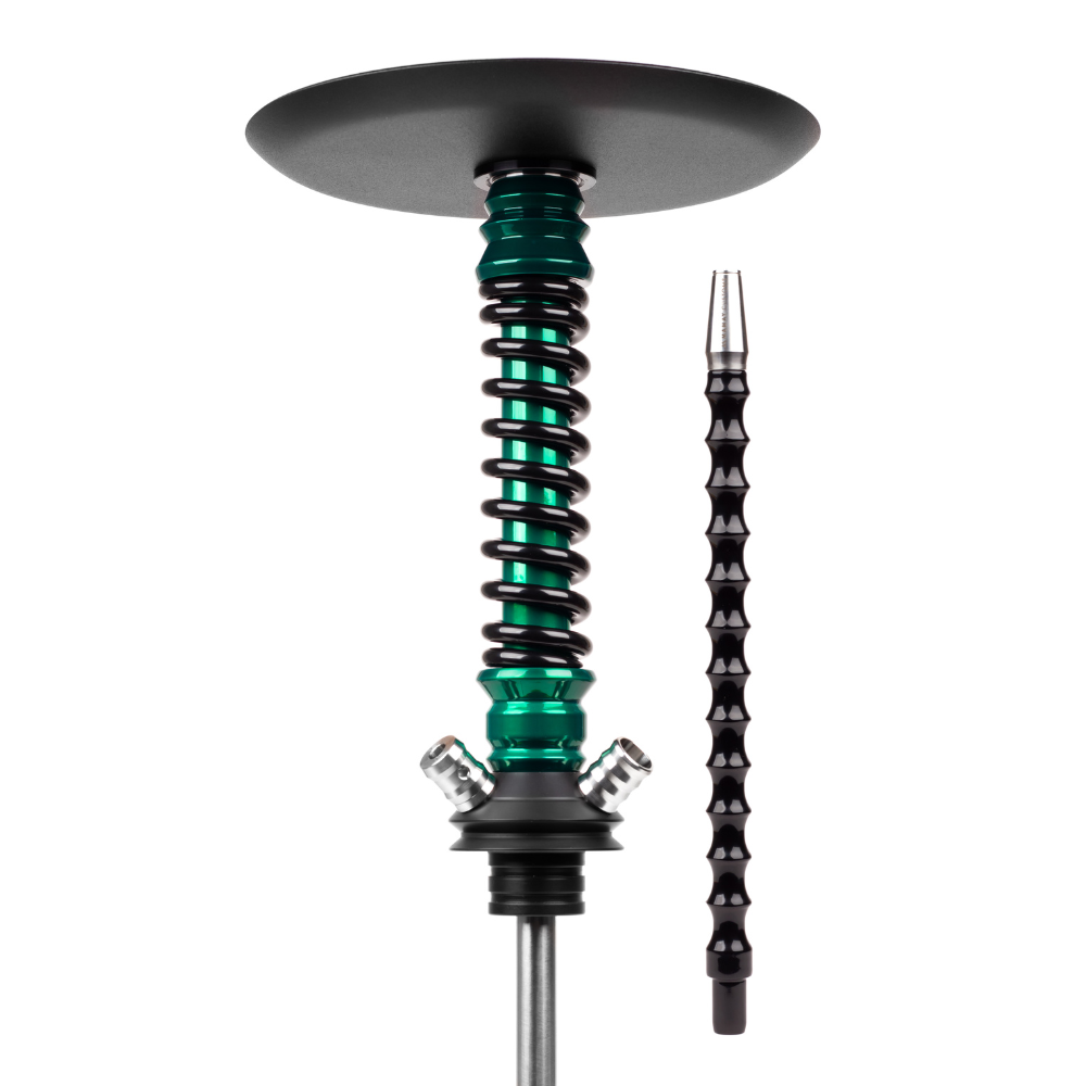 Кальян Mamay Customs Coilovers Mini Зеленый лак-черный