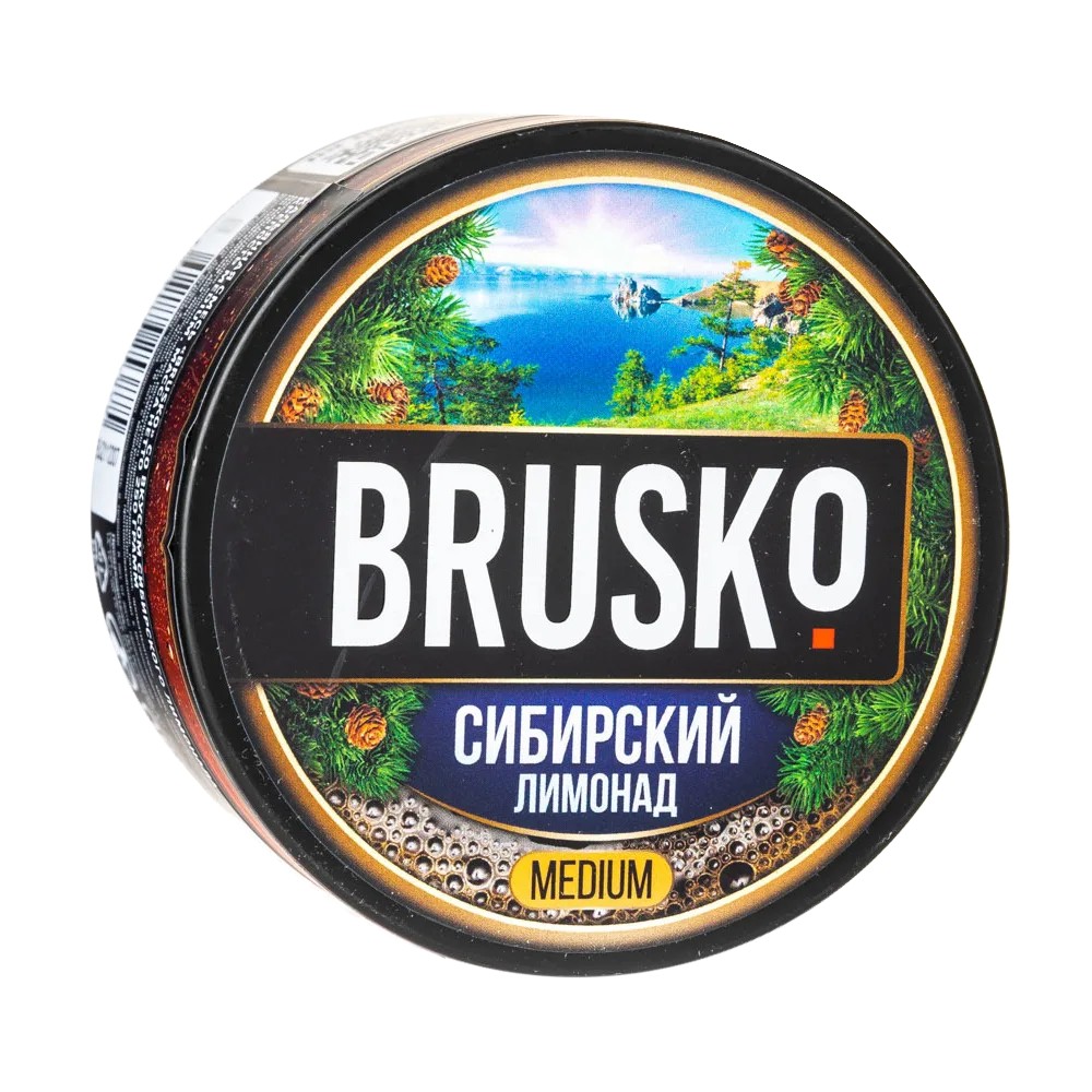 Бестабачная смесь Brusko 250 гр Сибирский лимонад