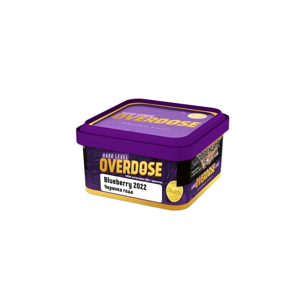 Табак Overdose 200 гр Blueberry 2022