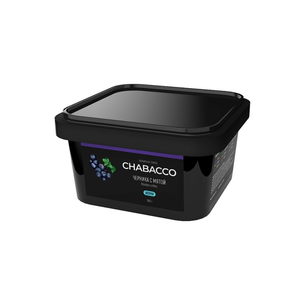 Бестабачная смесь Chabacco 200 гр Черника с мятой