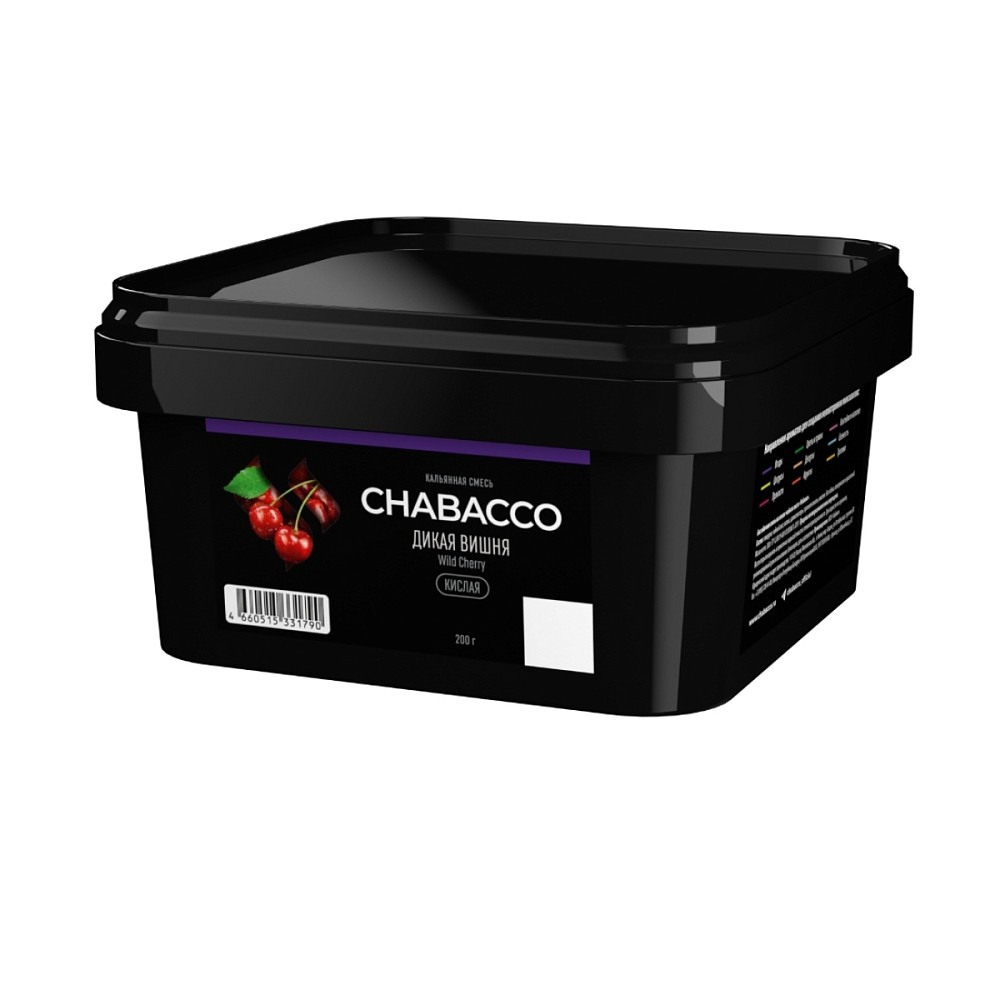 Бестабачная смесь Chabacco 200 гр Дикая вишня