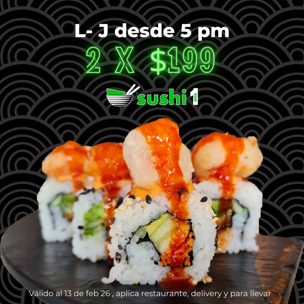 2 x 199 | L-J desde 5 pm