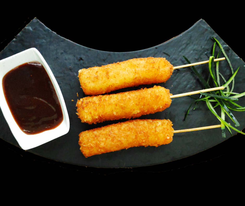 Orden de 3 Kushiages de queso