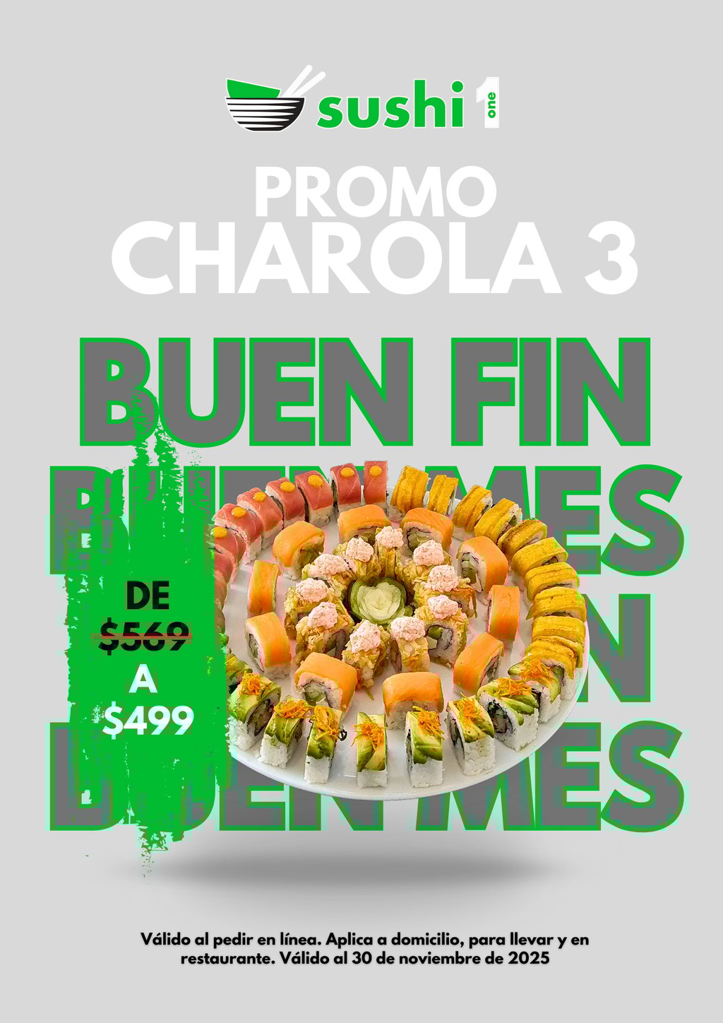 Charola 3 Buen Fin a $499