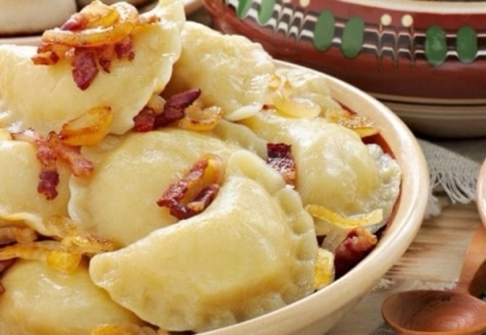 Вареники "Українські" з картоплею та шкварками
