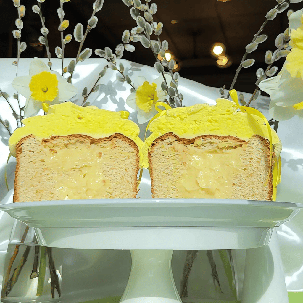 Паска із заварним лимонним кремом (730 грам)