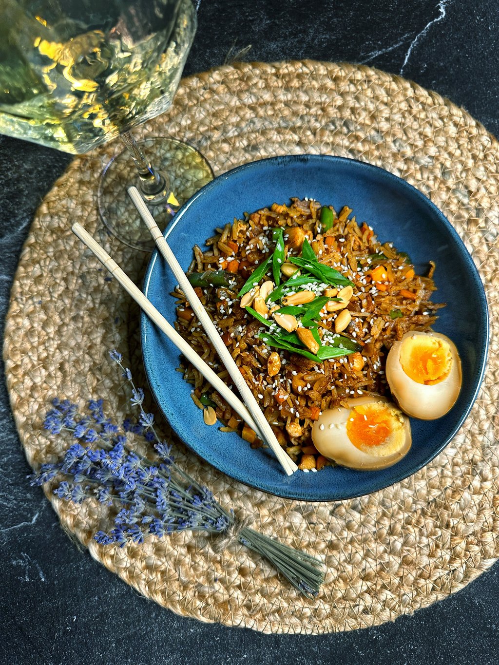 Смажений рис з куркою 