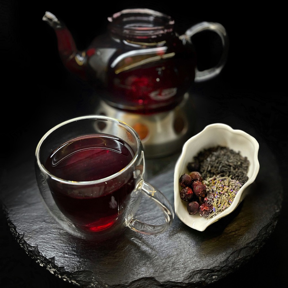 Чай з Чорницею та Лавандою / Tea with Blueberry and Lavender