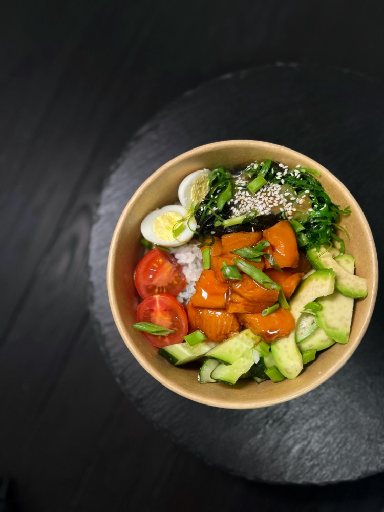 Боул з копченим лососем / Вowl with smoked salmon 350 г
