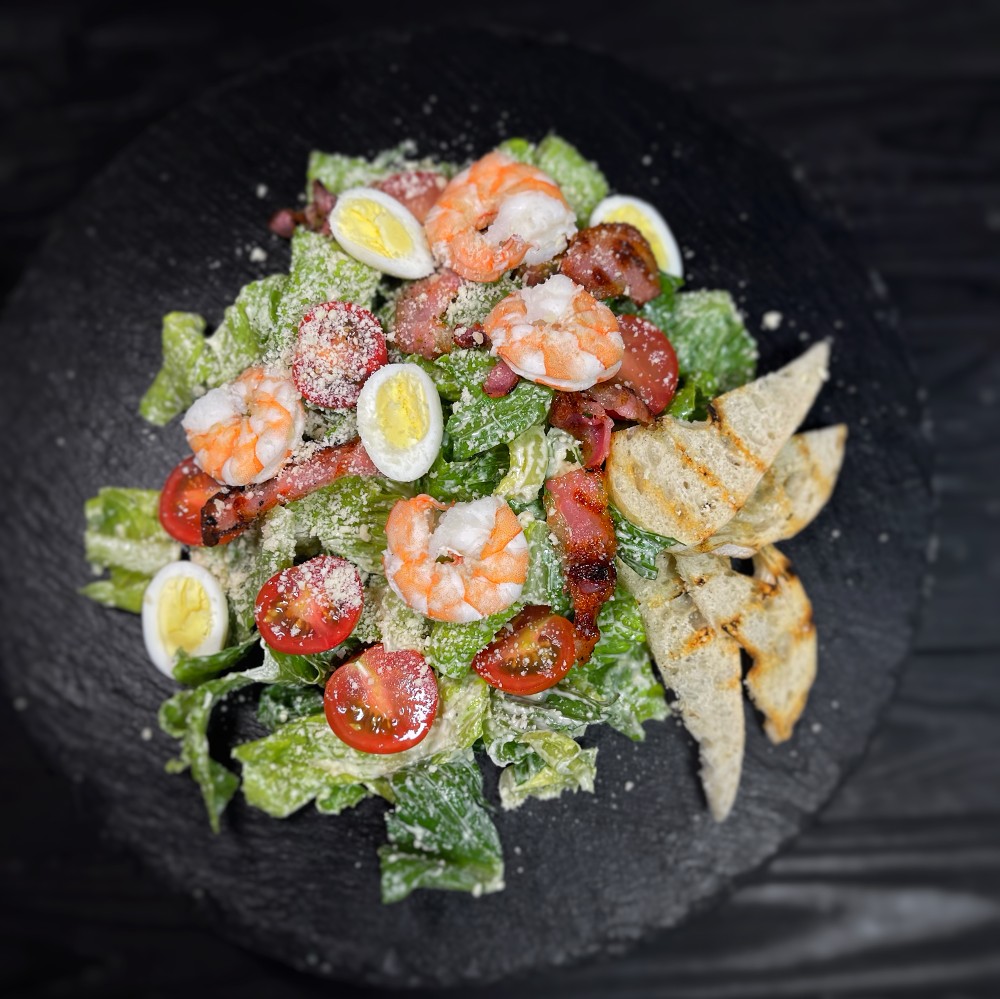 Салат Цезар з креветкою / Caesar salad with shrimp 250 г