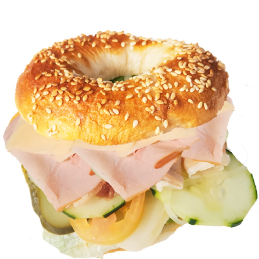 Bagel Ham & Cheese