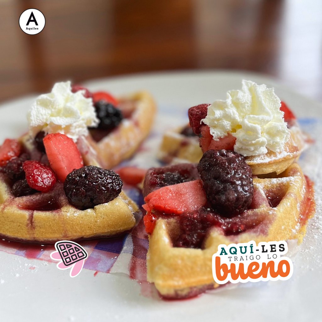 Waffle berry explosion