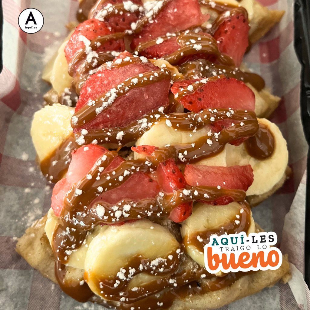 Waffle dulce de leche