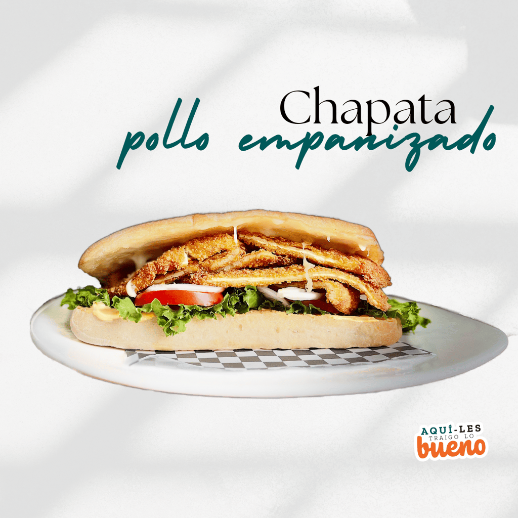 Chapata Pollo empanizado