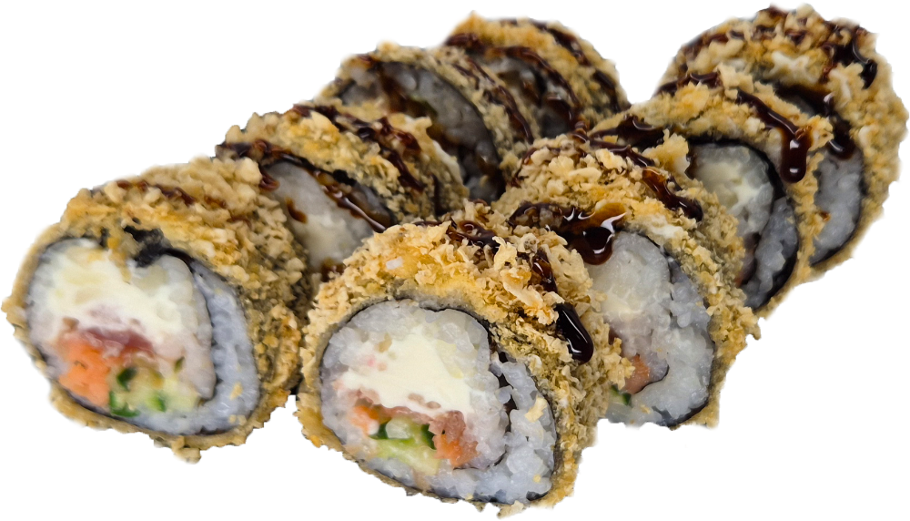 Темпурний лосось, тунець