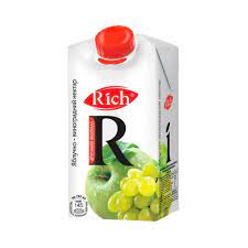 Сок Rich 0.5 яблуко-віноград
