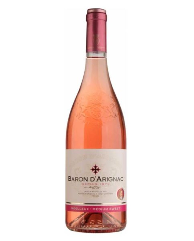 Вино Франція Baron dArignac Rose рожеве напівсолодке 50 мл.