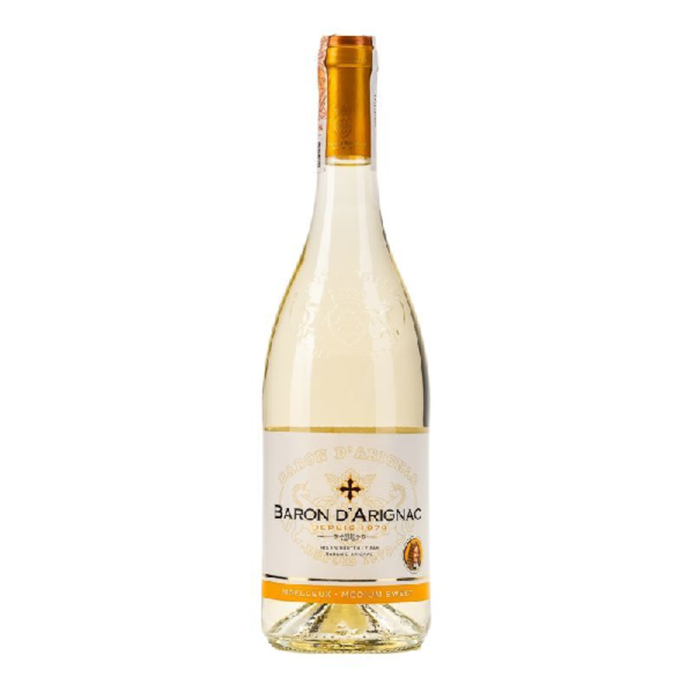 Вино Baron dArignac Blanc Medium Sweet біле напівсолодке 50 мл.