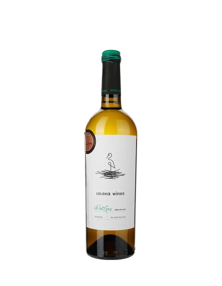 Вино Leleka Wines Pinot Gris біле сухе 0.75 л