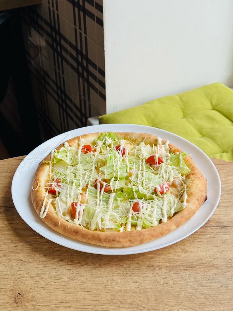 Піца Цезаро з креветками