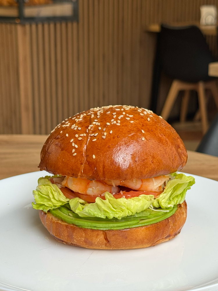 Бургер з креветкою