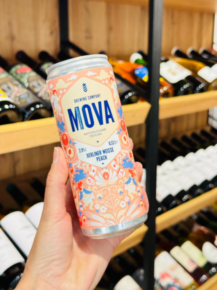 Пиво Weisse Peach Mova 0,33