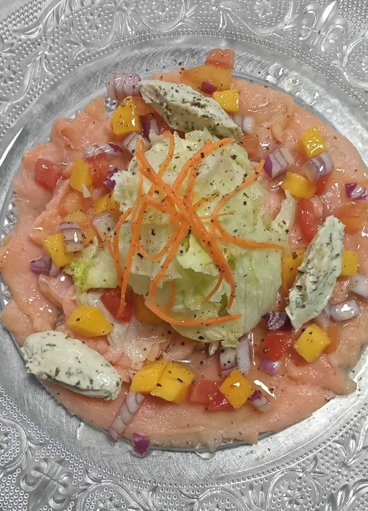 Smoked Salmon Carpaccio