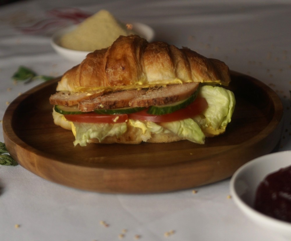 Круассаны с курицей