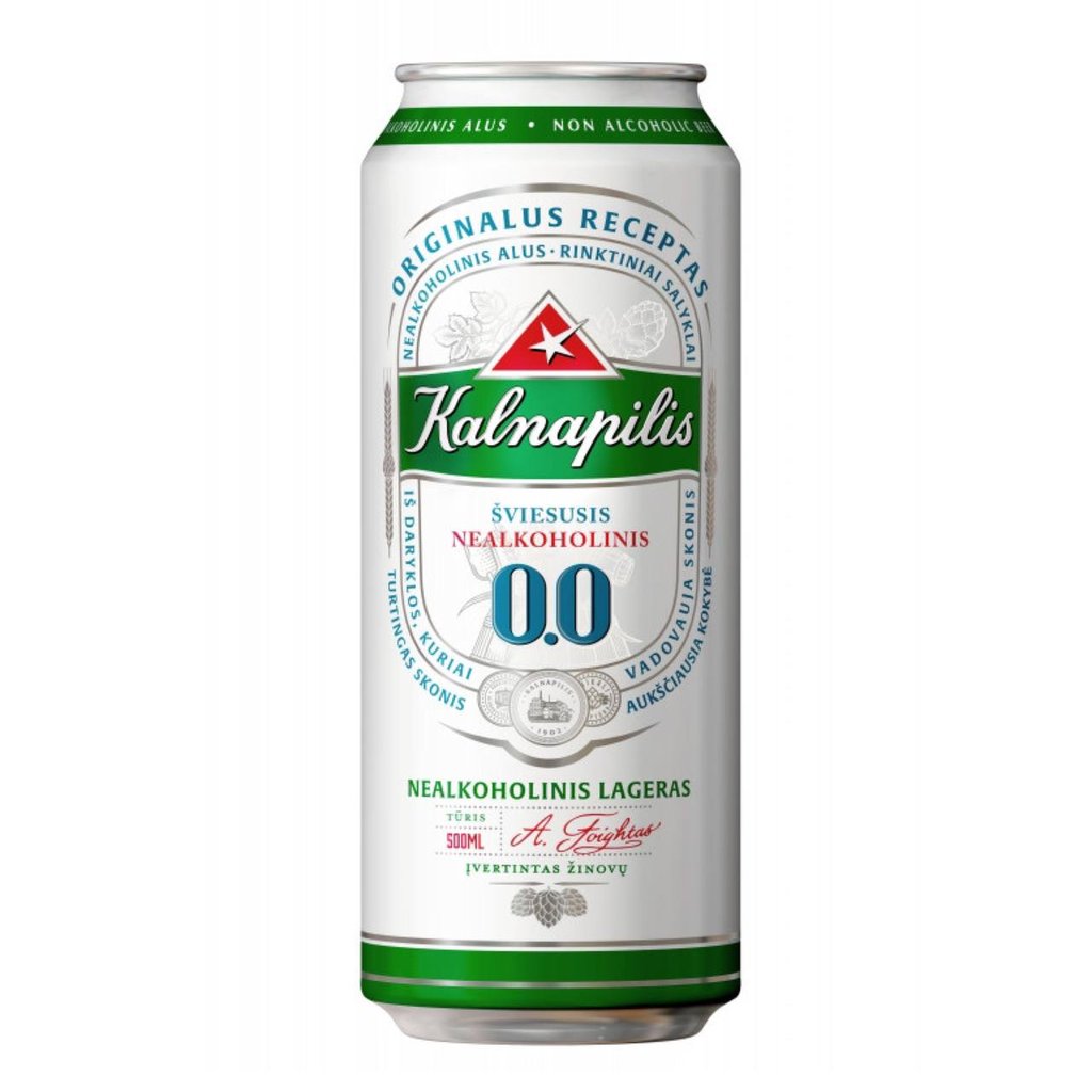LB: Kalnapilis Lager 0% 0.5 can