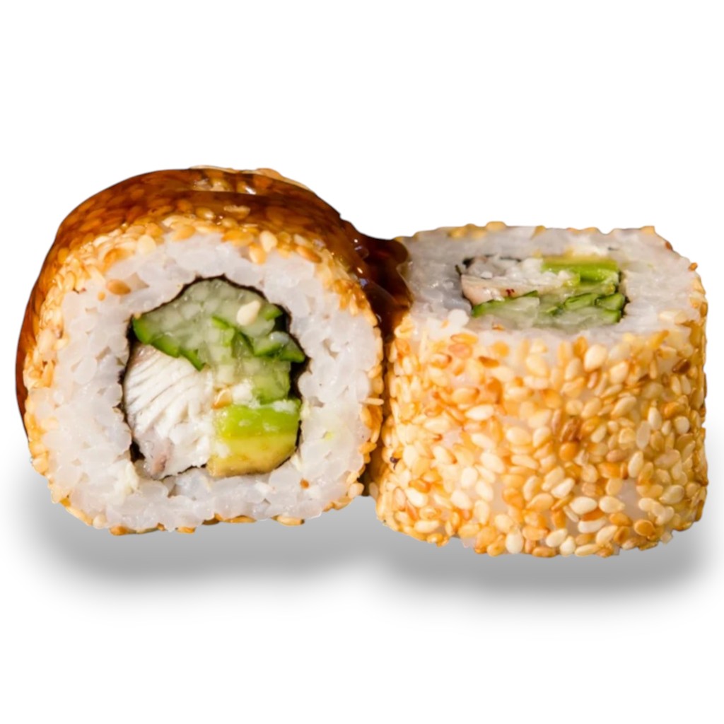 КАЛІФОРНІЯ В КУНЖУТІ З ВУГРЕМ (220 ГРАМ, 8 ШТ)