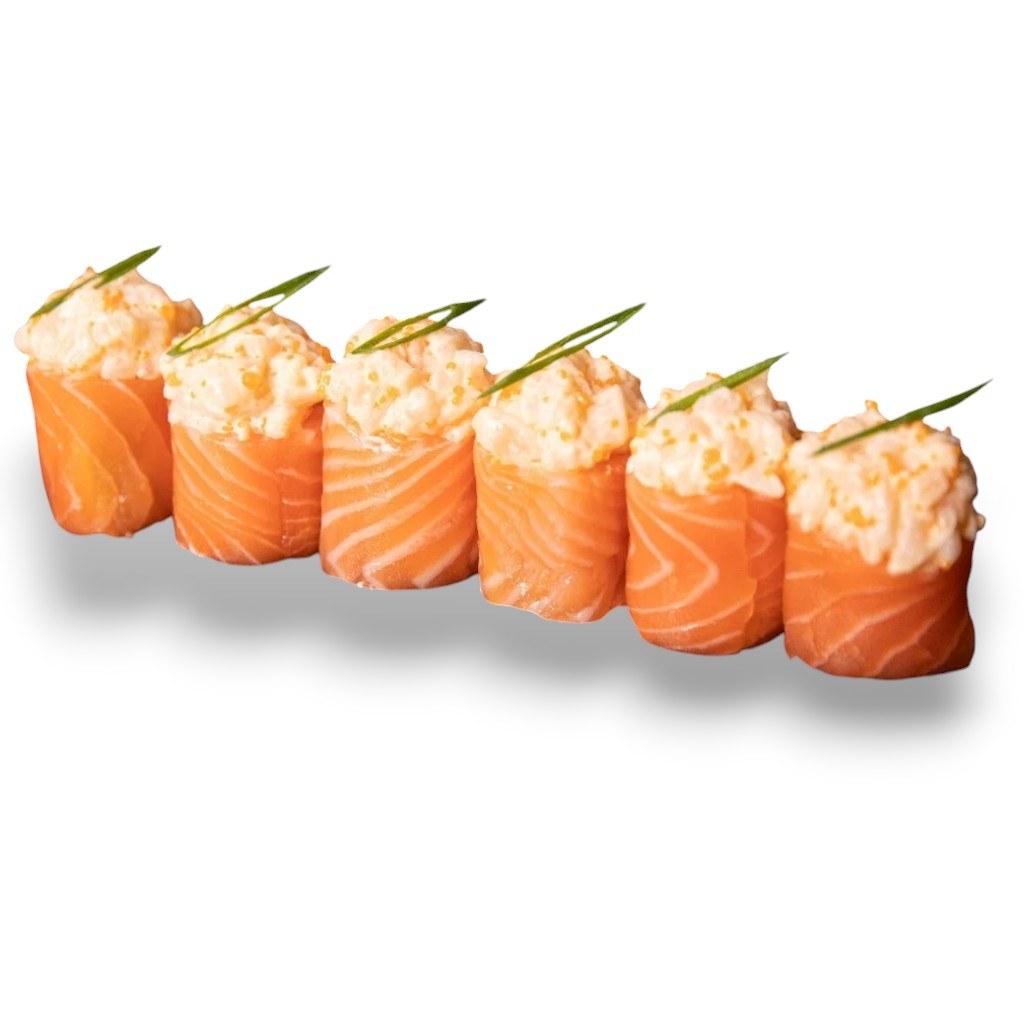 САШИМІ РОЛ З ЛОСОСЕМ (200 ГРАМ, 6 ШТ)