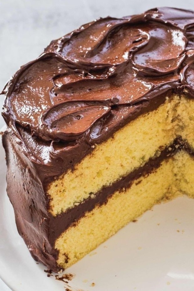 Tortas entre Capas de chocolate