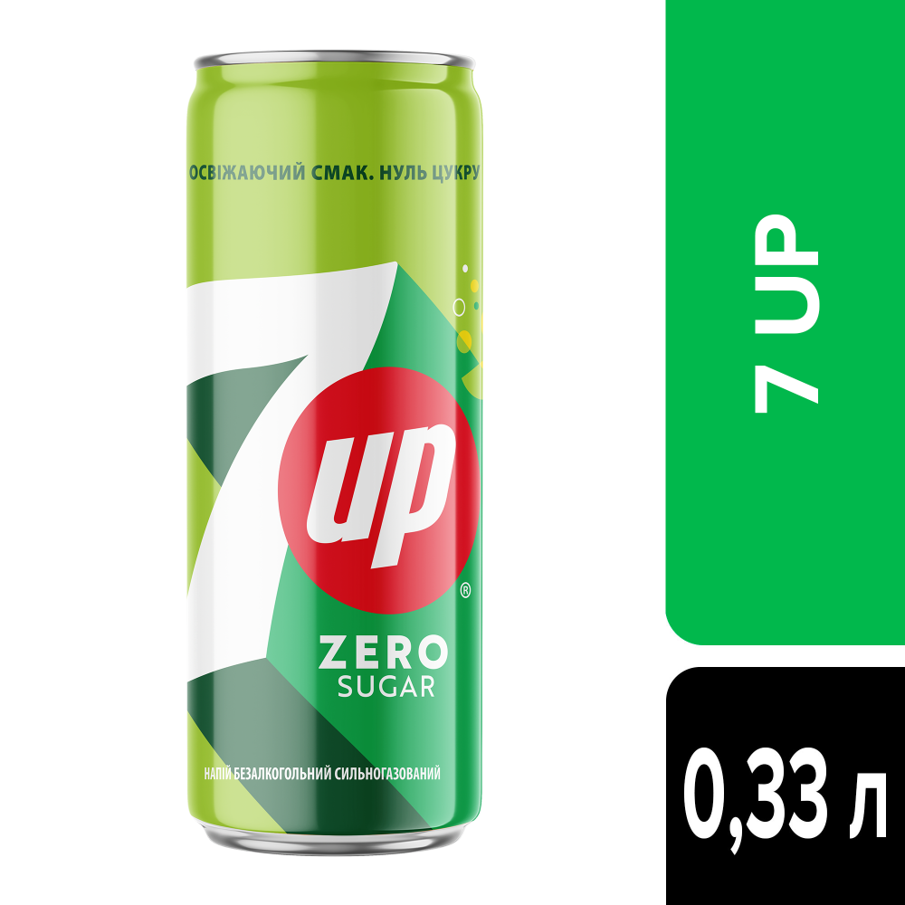 Напій 7up 0.33 л.