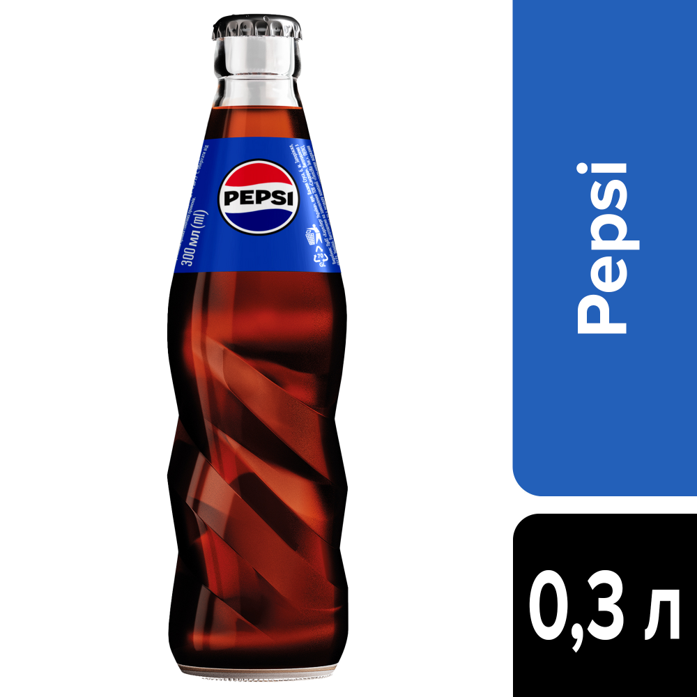 Напій Pepsi 0.3 л. Скло