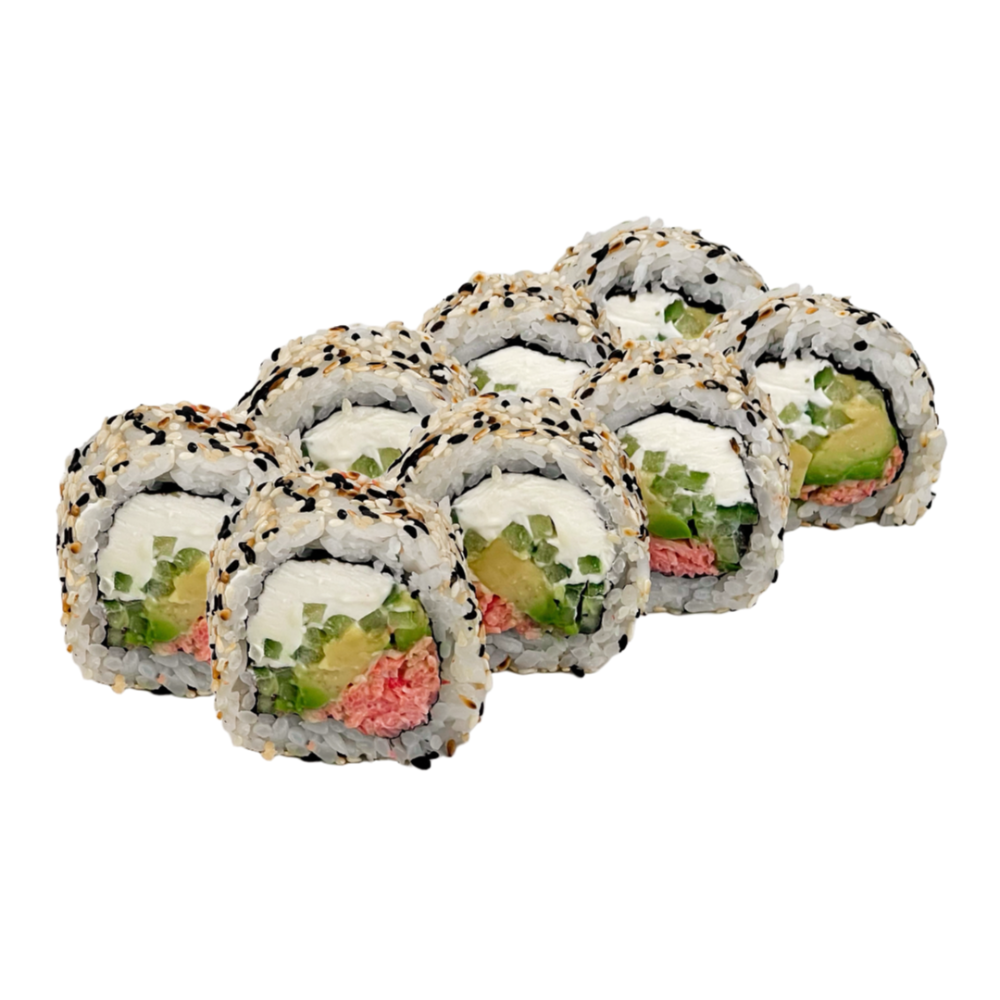 Філадельфія з м'ясом крабом в кунжуті 260 г